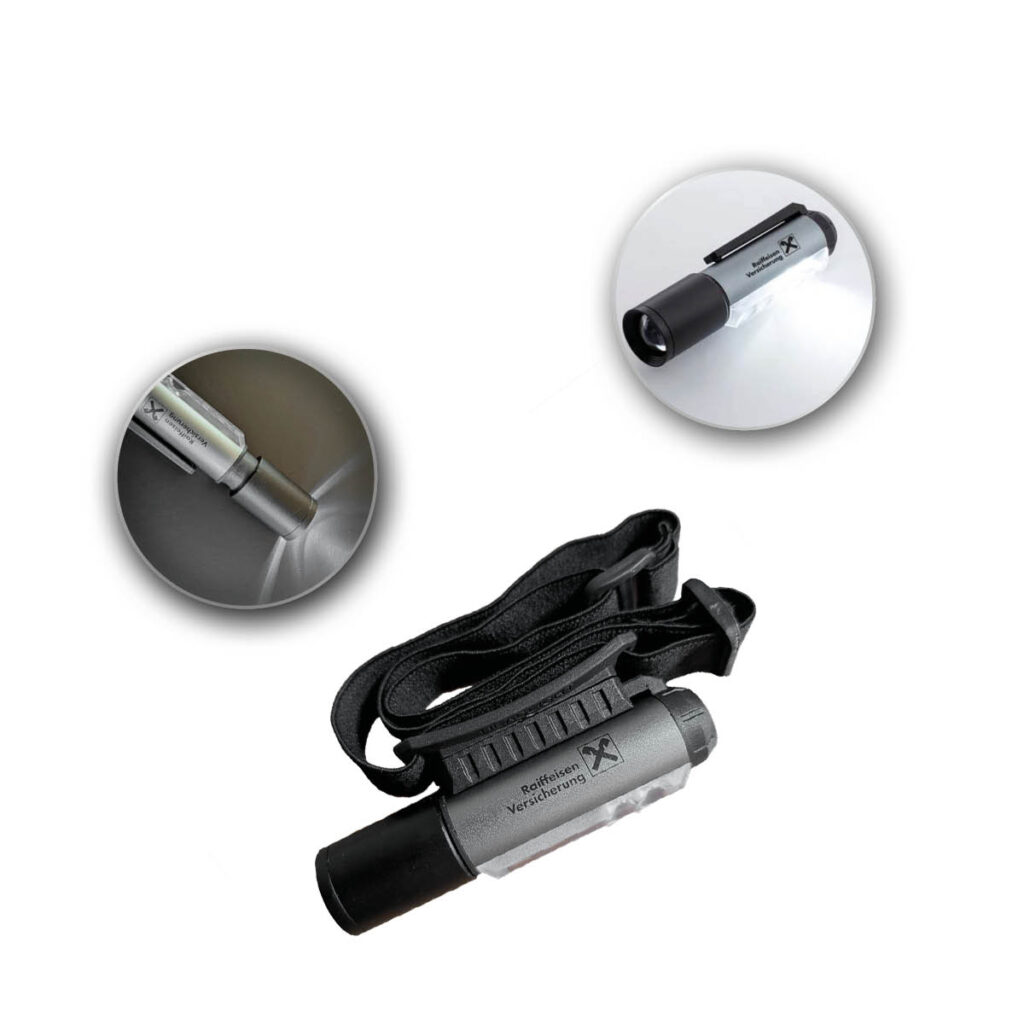 LED-Stirnlampe - multifunktionell